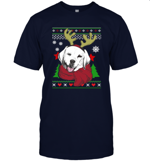 Labrador Ugly Christmas Unisex Jersey Tee