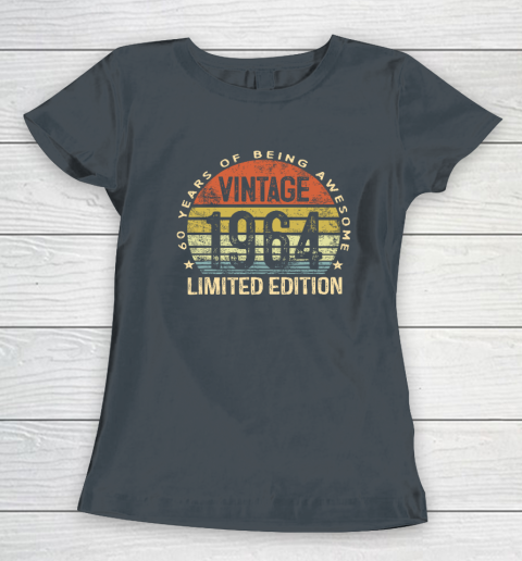 60 Year Old Gifts Vintage 1964 Limited Edition 60th Birthday Women's T-Shirt 3