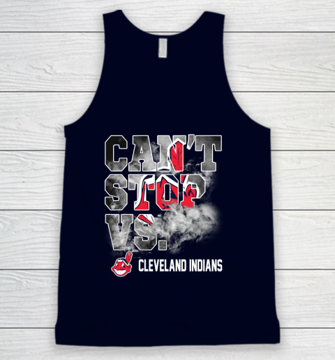MLB Cleveland Indians Baseball Can't Stop Vs Cleveland Indians Tank Top 2