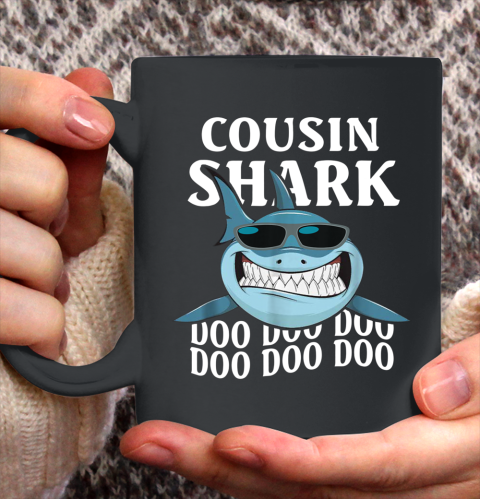 Cousin Shark Doo Doo Doo Shirts Christmas Gift Ceramic Mug 11oz