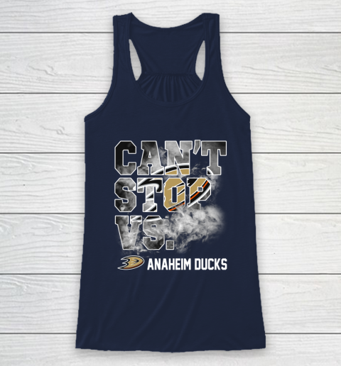 NHL Anaheim Ducks Hockey Can't Stop Vs Racerback Tank 8