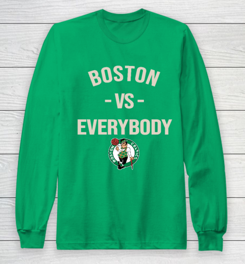 Boston Celtics Vs Everybody Long Sleeve T-Shirt 4