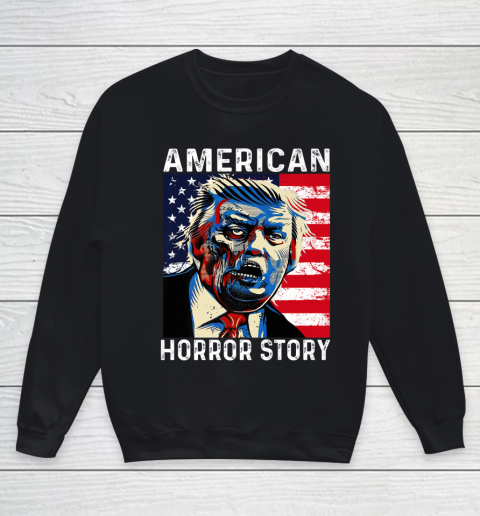 Anti Trump Horror American Story Zombie Trump Halloween Premium T Shirt.LOSGT6U9C7 Youth Sweatshirt