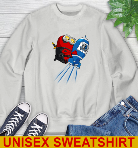 NBA Basketball Dallas Mavericks Deadpool Minion Marvel Shirt Sweatshirt 5