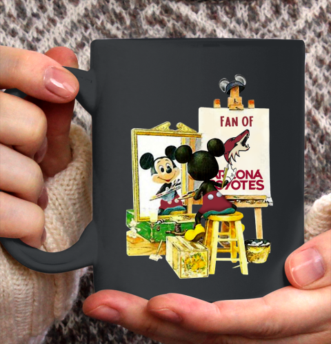 NHL Hockey Arizona Coyotes Mickey Drawing Shirt - Image 136