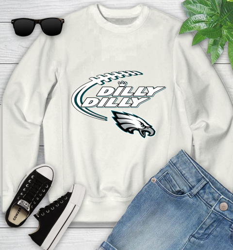 NFL Philadelphia Eagles Dilly Dilly Football Sports Youth Sweatshirt