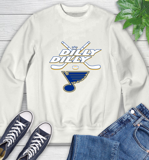 NHL St.Louis Blues Dilly Dilly Hockey Sports Sweatshirt