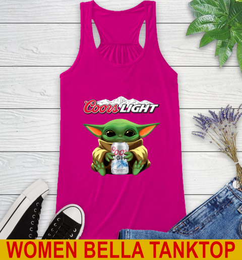 Star Wars Baby Yoda Hugs Coors Beer Shirt 44