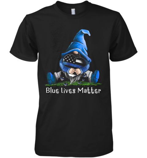 Gnomes Blue Lives Matter Premium Men's T-Shirt
