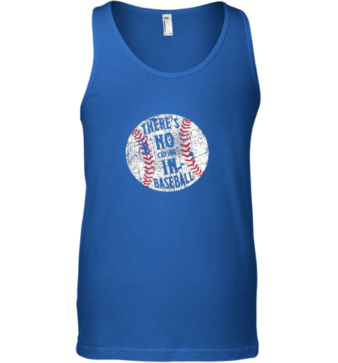 ikbo there39 s no crying in baseball i love sport softball gifts unisex tank 17 front royal