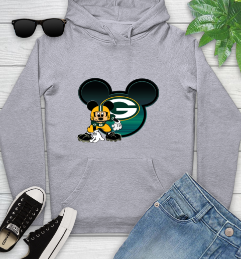 NFL Green Bay Packers Mickey Mouse Disney Football T Shirt Youth Hoodie 6