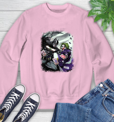 Boston Celtics MLB Basketball Batman Fighting Joker DC Comics Sweatshirt 9