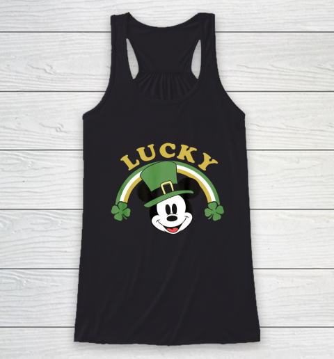 Disney Mickey And Friends St Patrick s Day Lucky Mickey Racerback Tank