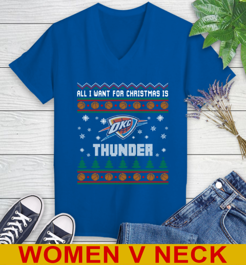 NBA Basketball All I Want For Christmas Is Oklahoma City Thunder 81