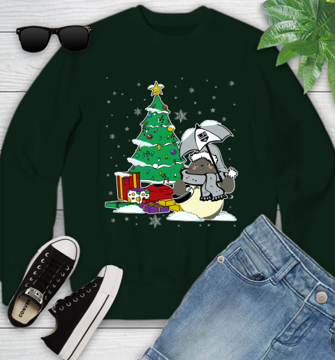 Los Angeles Kings NHL Hockey Cute Tonari No Totoro Christmas Sports Youth Sweatshirt 9