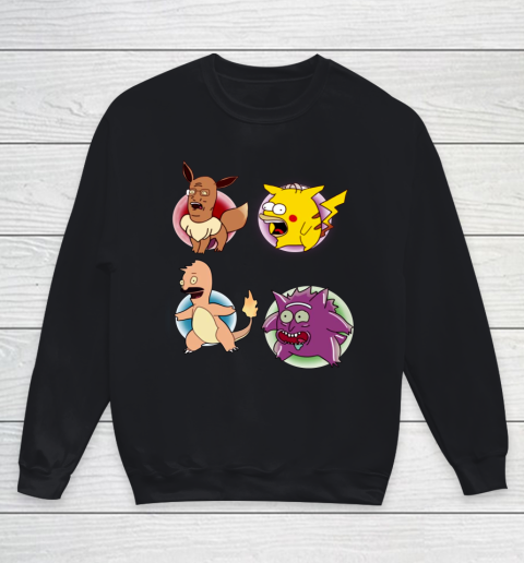 King Of The Hill Pokemon Youth Sweatshirt