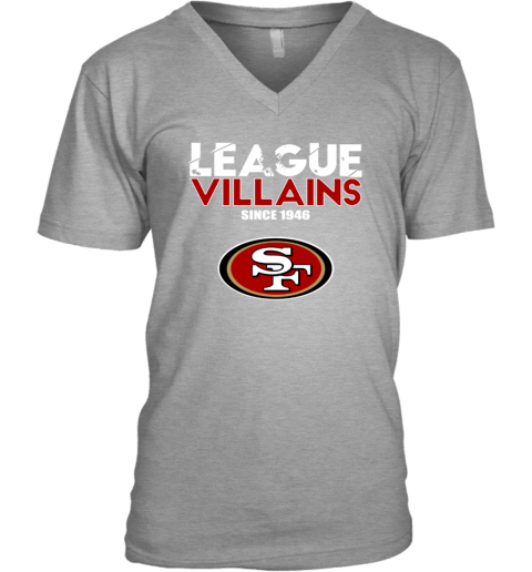 49ers v neck clearance shirts