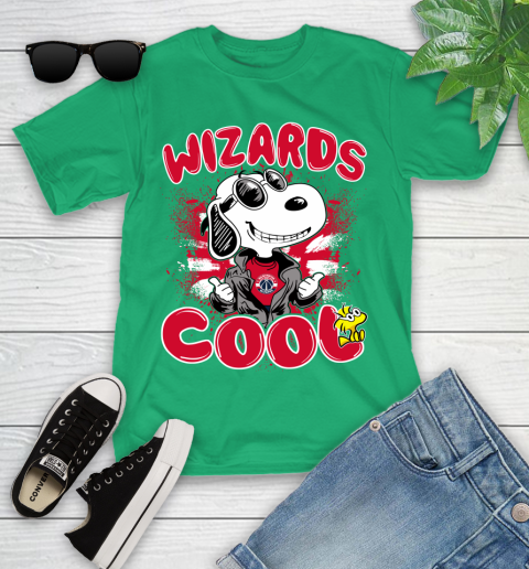 NBA Basketball Washington Wizards Cool Snoopy Shirt Youth T-Shirt 7
