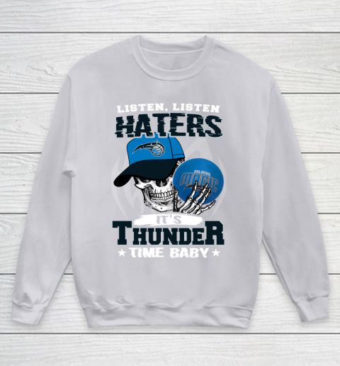 Listen Haters It is MAGIC Time Baby NBA Youth Sweatshirt 3