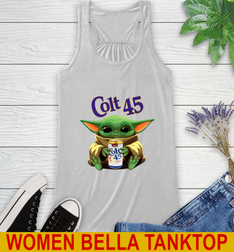 Star Wars Baby Yoda Hugs Colt 45 Beer Shirt 37