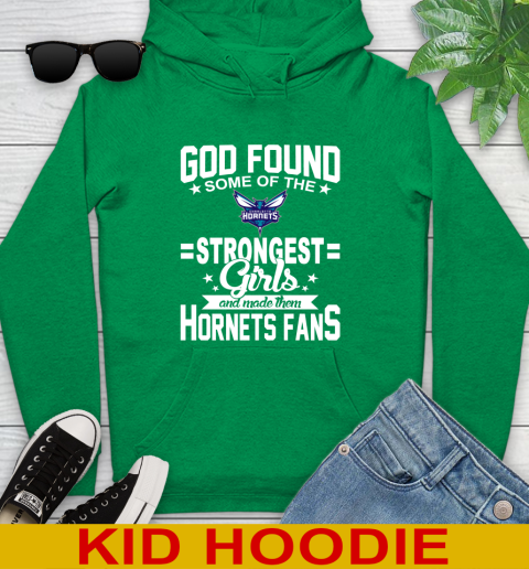 Charlotte Hornets NBA Basketball God Found Some Of The Strongest Girls Adoring Fans Youth Hoodie - Image 9