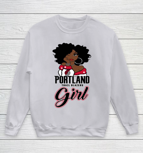 Portland Trail Blazers Girl NBA Youth Sweatshirt 4