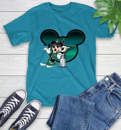 NHL Dallas Stars Stanley Cup Mickey Mouse Disney Hockey T Shirt T-Shirt 8