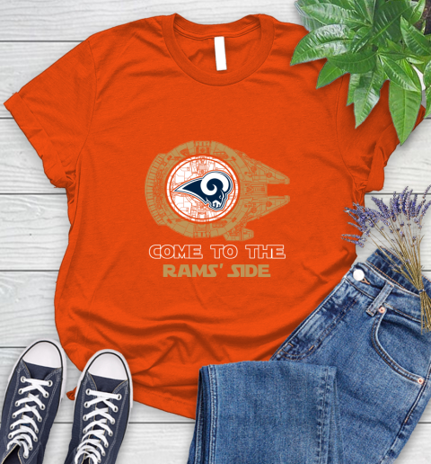 NFL Come To The Los Angeles Rams Wars Football Sports Women's T-Shirt 3