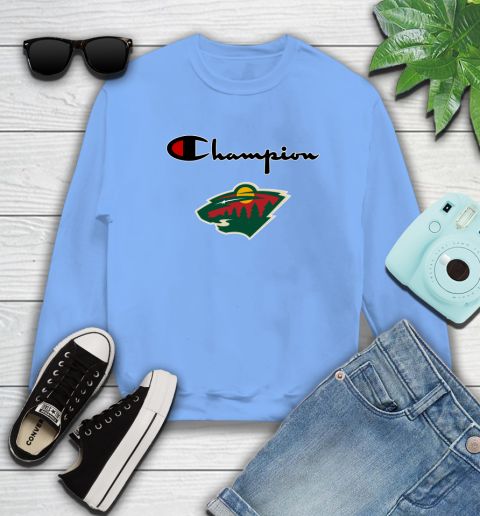 NHL Hockey Minnesota Wild Champion Shirt Sweatshirt 8