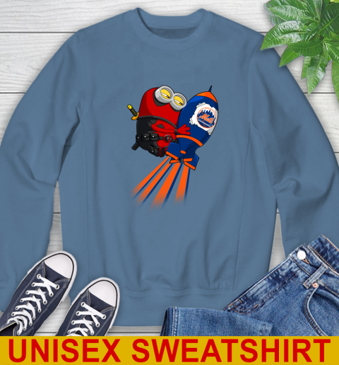 MLB Baseball New York Mets Deadpool Minion Marvel Shirt Sweatshirt 10
