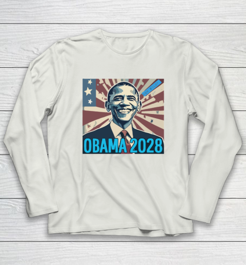 Obama 2028 Long Sleeve T-Shirt 7