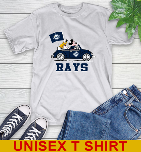 MLB Baseball Tampa Bay Rays Pluto Mickey Driving Disney Shirt T-Shirt 12