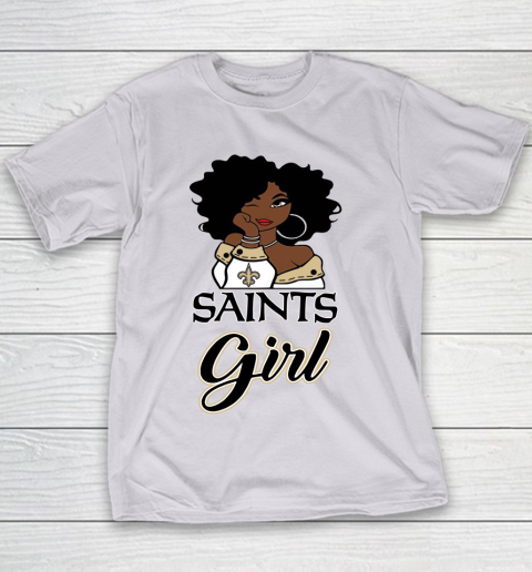 New Orleans Saints Girl NFL Youth T-Shirt 5