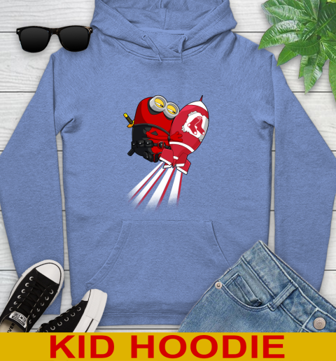 MLB Baseball Boston Red Sox Deadpool Minion Marvel Shirt Youth Hoodie 12