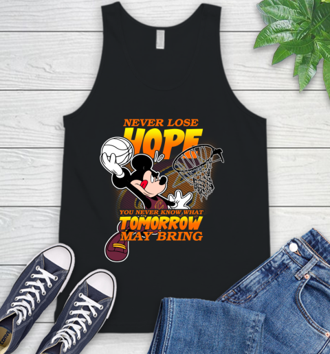 Cleveland Cavaliers NBA Basketball Mickey Disney Never Lose Hope Tank Top