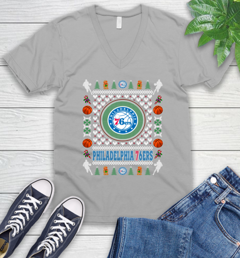 Philadelphia 76ers Merry Christmas NBA Basketball Loyal Fan Ugly Shirt 50