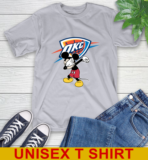 Oklahoma City Thunder NBA Basketball Dabbing Mickey Disney Sports T-Shirt 6