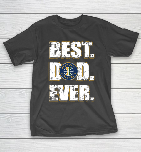 NBA Utah Jazz Basketball Best Dad Ever Family Shirt T-Shirt