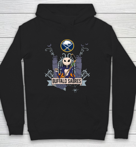 NHL Buffalo Sabres Hockey Jack Skellington Halloween Hoodie