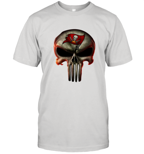 Tampa Bay Buccaneers The Punisher Mashup Football Shirts Unisex Jersey Tee