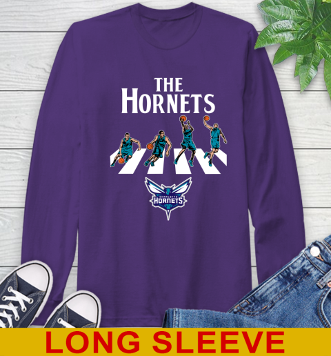 NBA Basketball Charlotte Hornets The Beatles Rock Band Shirt Long Sleeve T-Shirt 5