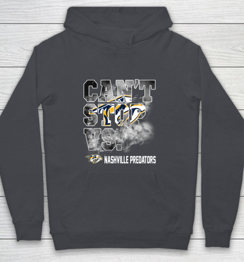 NHL Nashville Predators Hockey Can't Stop Vs Youth Hoodie 5