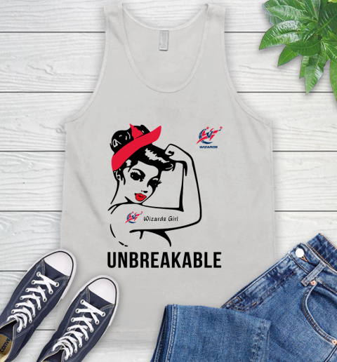 NBA Washington Wizards Girl Unbreakable Basketball Sports Tank Top