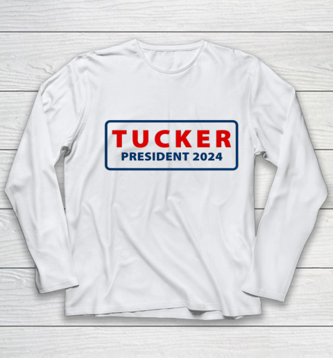 Tucker for President 2024 Tucker Carlson 2024 Youth Long Sleeve