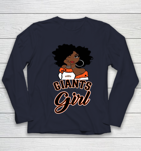 San Francisco Giantss Girl MLB Youth Long Sleeve 3