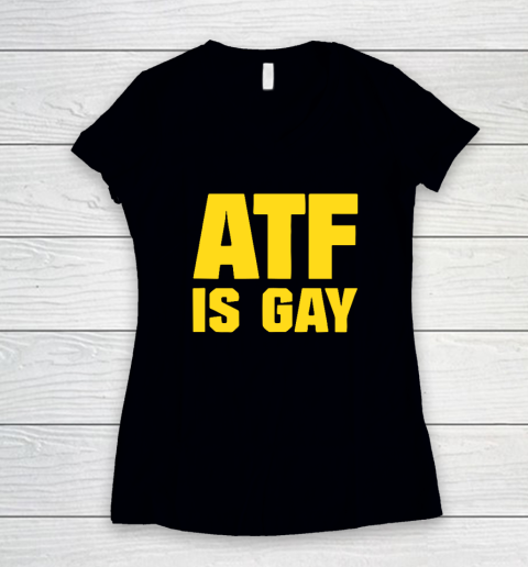 AFT Is Gay Women's V-Neck T-Shirt