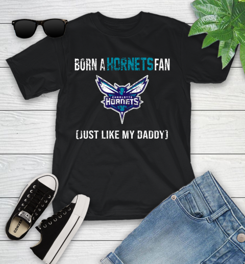 NBA Charlotte Hornets Loyal Fan Just Like My Daddy Basketball Shirt Youth T-Shirt