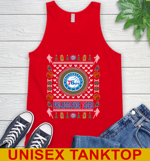 Philadelphia 76ers Merry Christmas NBA Basketball Loyal Fan Tank Top 5