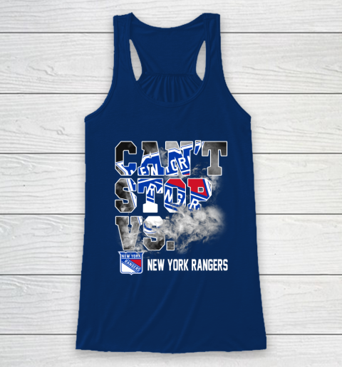 NHL New York Rangers Hockey Can't Stop Vs Racerback Tank 6