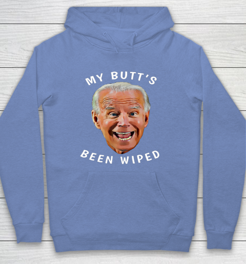 Funny Biden Gaffe From Our Leader My Butt s Been Wiped Youth Hoodie 8